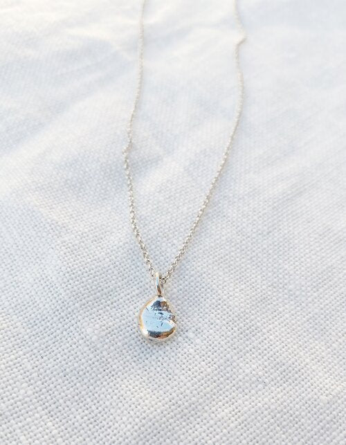 Hawkly Pebble Necklace (Bronze or Silver) - Image 4