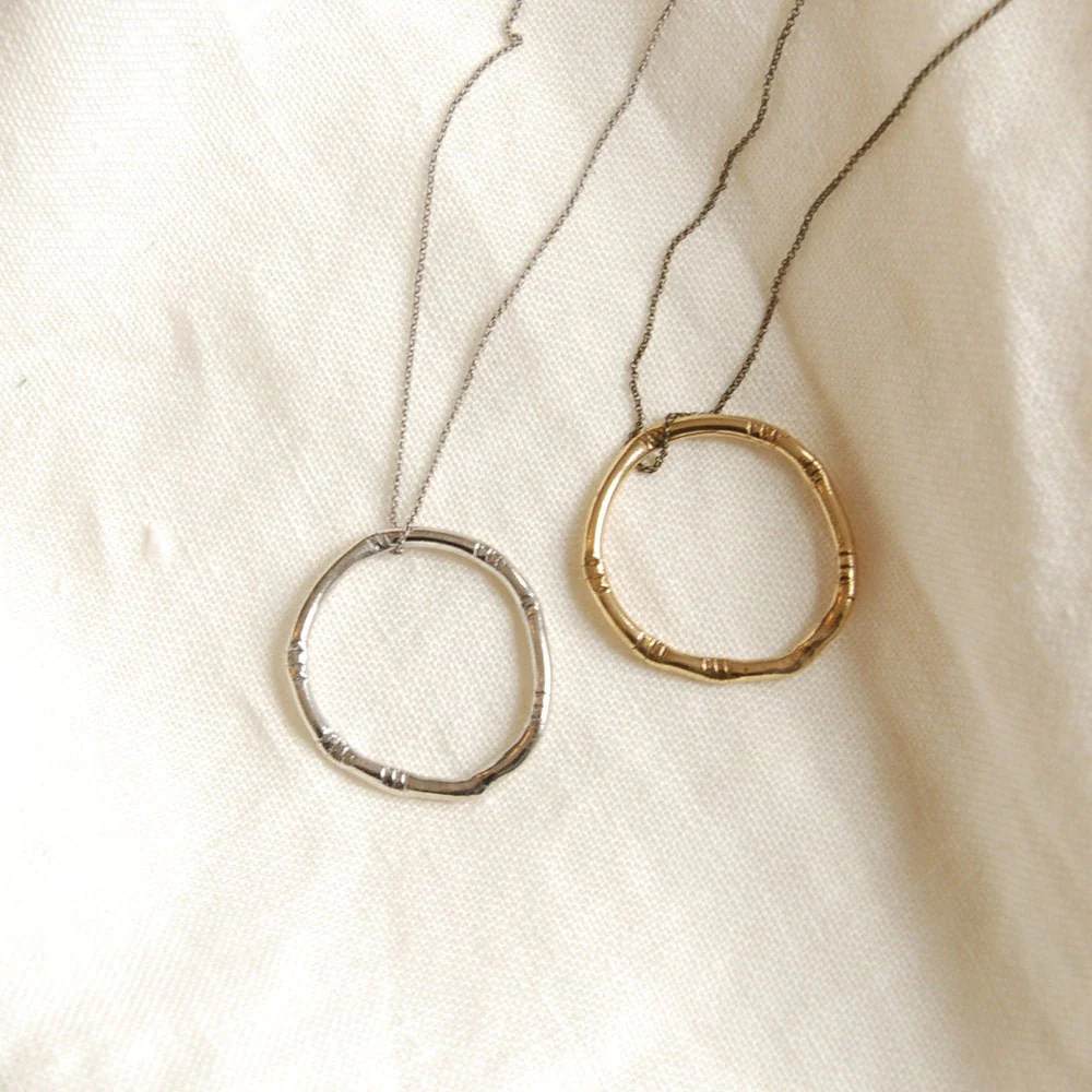 Hawkly Wabi Necklace (Silver or Bronze) - Image 3