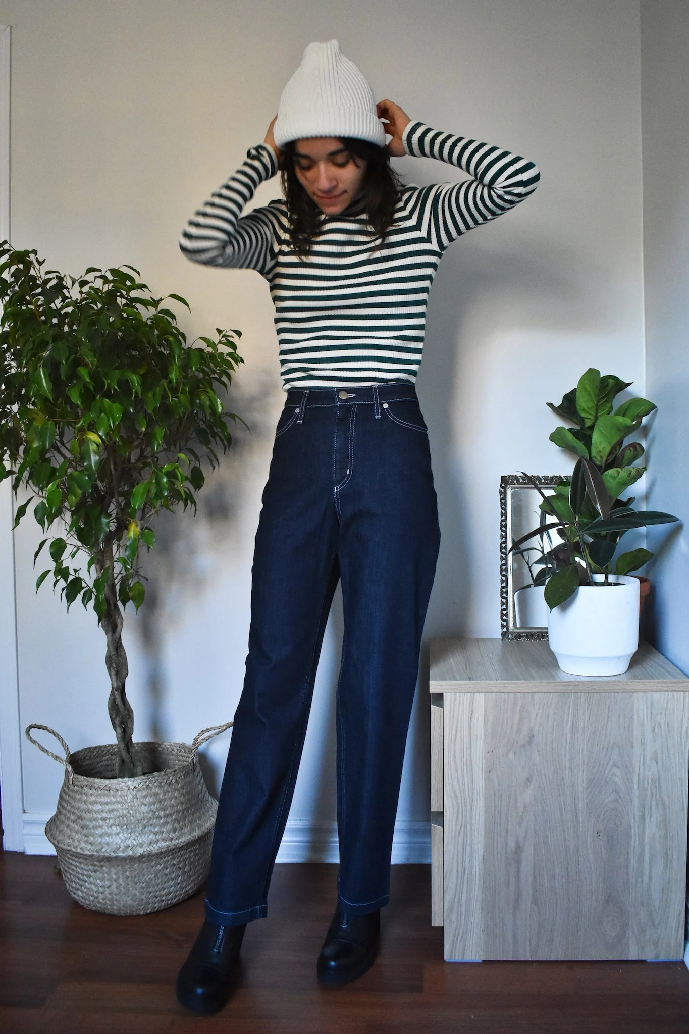 Iris Denim Line Up Jeans (Dark Blue) - Image 8