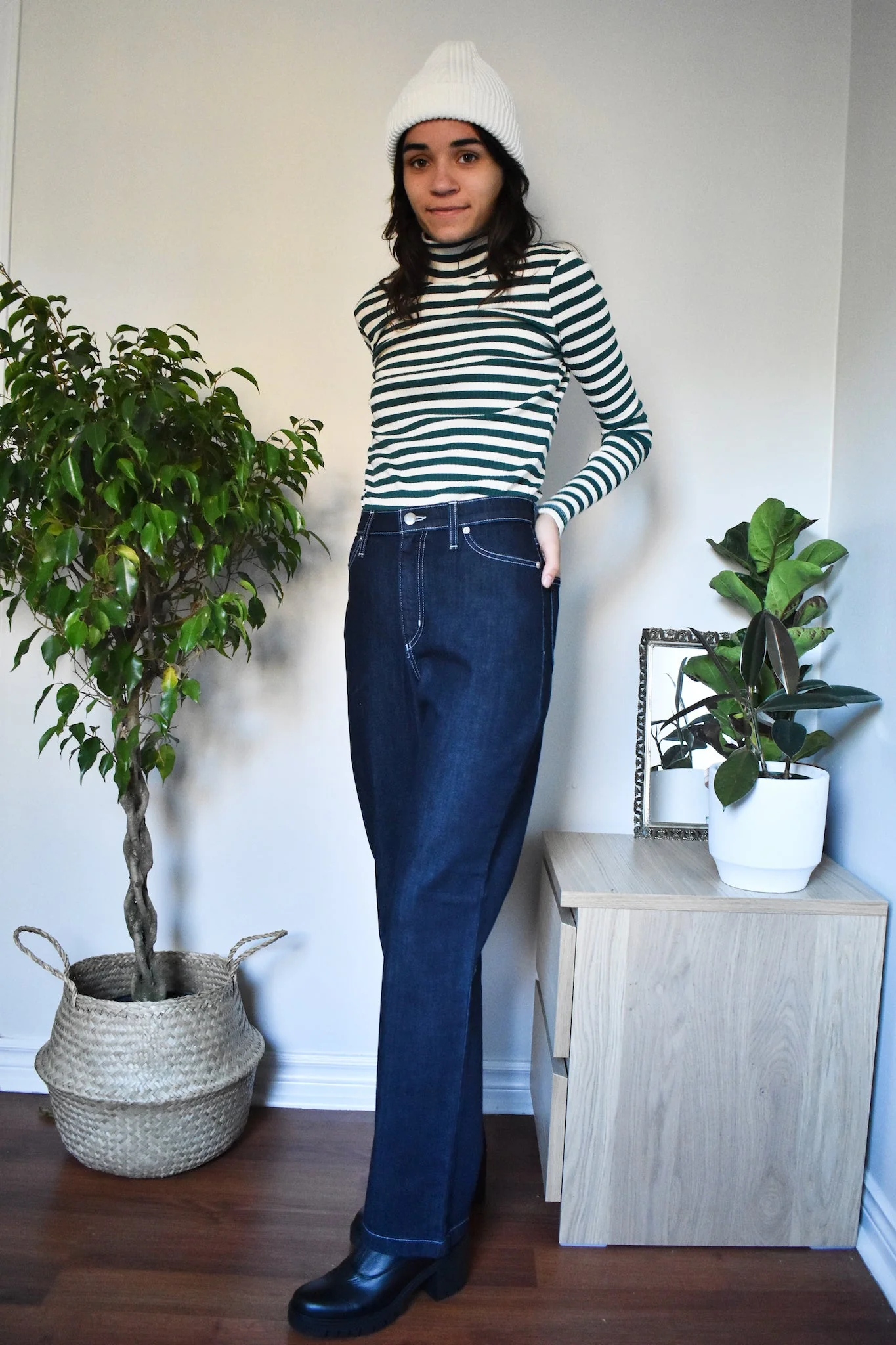 Iris Denim Line Up Jeans (Dark Blue) - Image 9