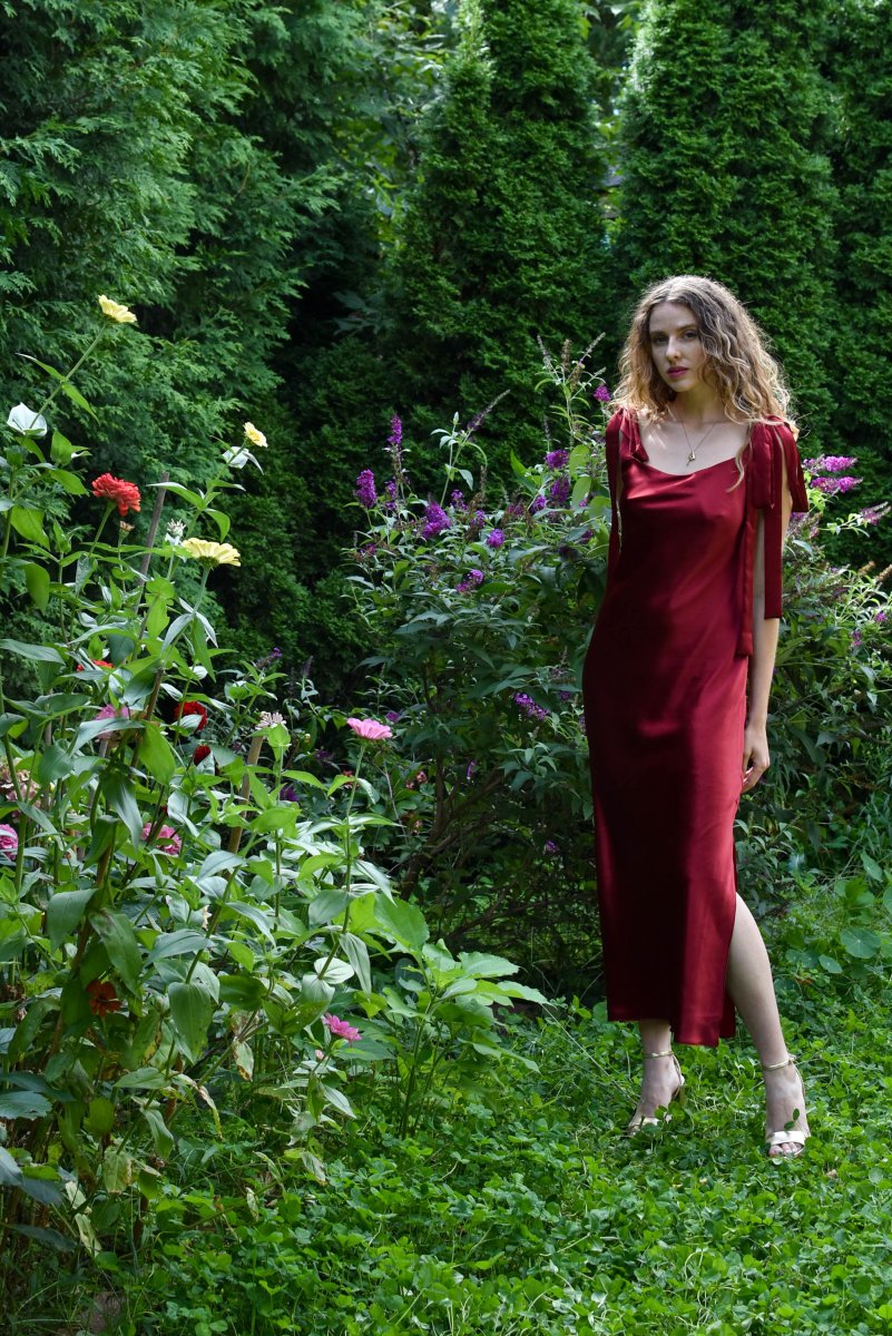 Jacoba Jane Ulyana Midi Dress (Red) - Image 4