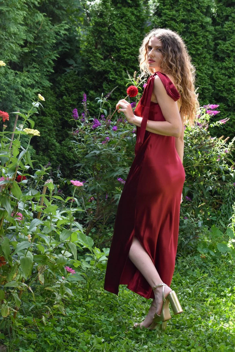 Jacoba Jane Ulyana Midi Dress (Red) - Image 5