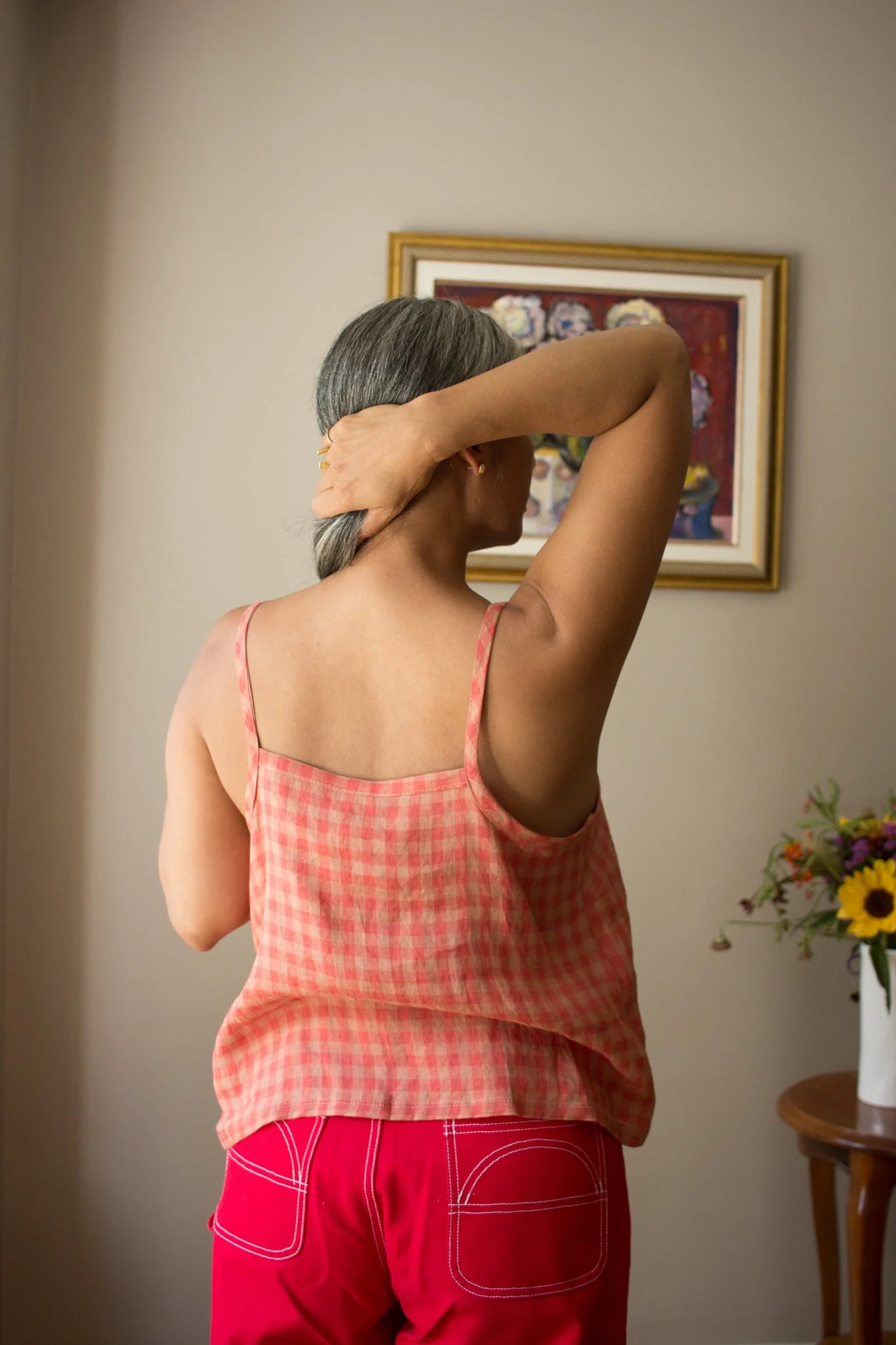 Leka Mia Top (Watermelon Gingham) - Image 3