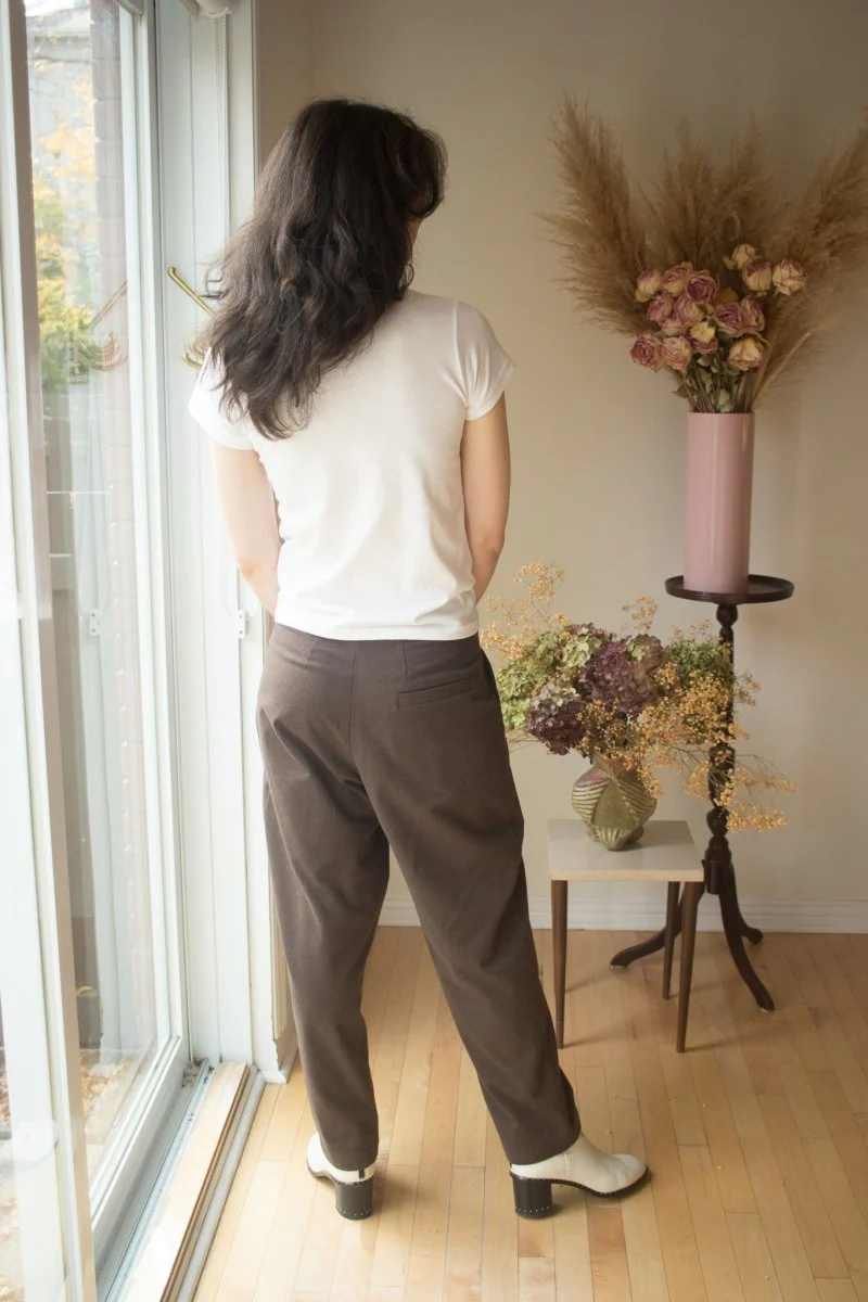 Naked & Famous Circular Knit Ballet T-Shirt (White) - Image 3