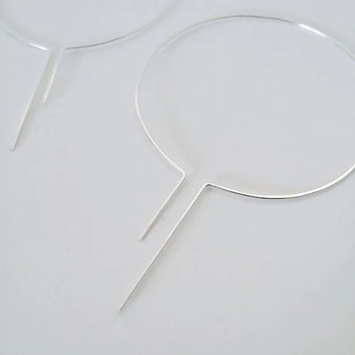 Nepheliad Dreamcatcher Open Hoop Earrings (Large) - Image 3