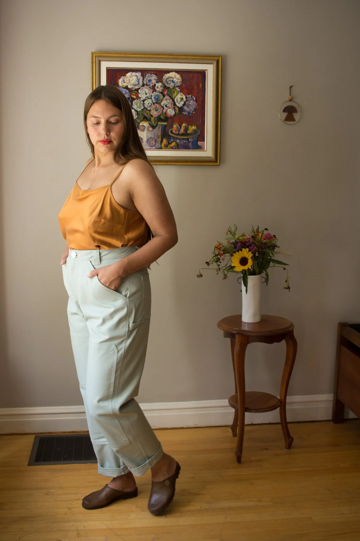 Shelter Silk Tank (Coffee) - Image 6