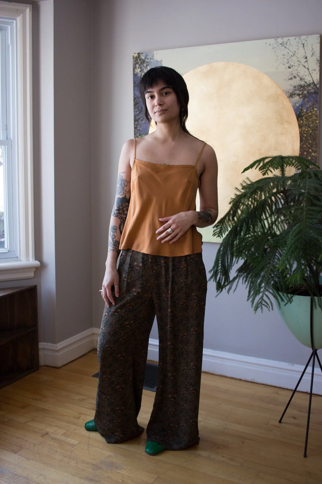 Shelter Silk Tank (Coffee) - Image 7