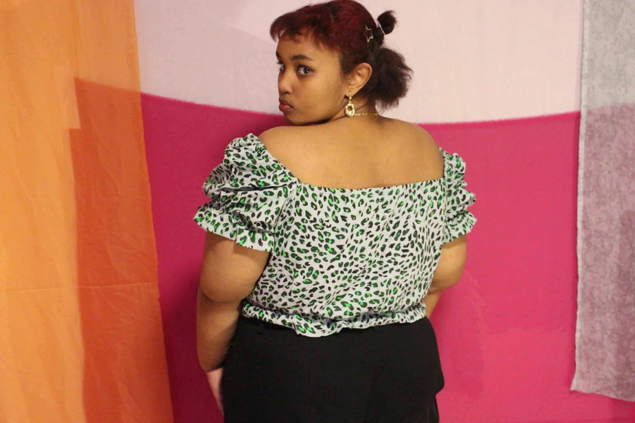 Thief & Bandit Leopard Top (Key Lime) - Image 10