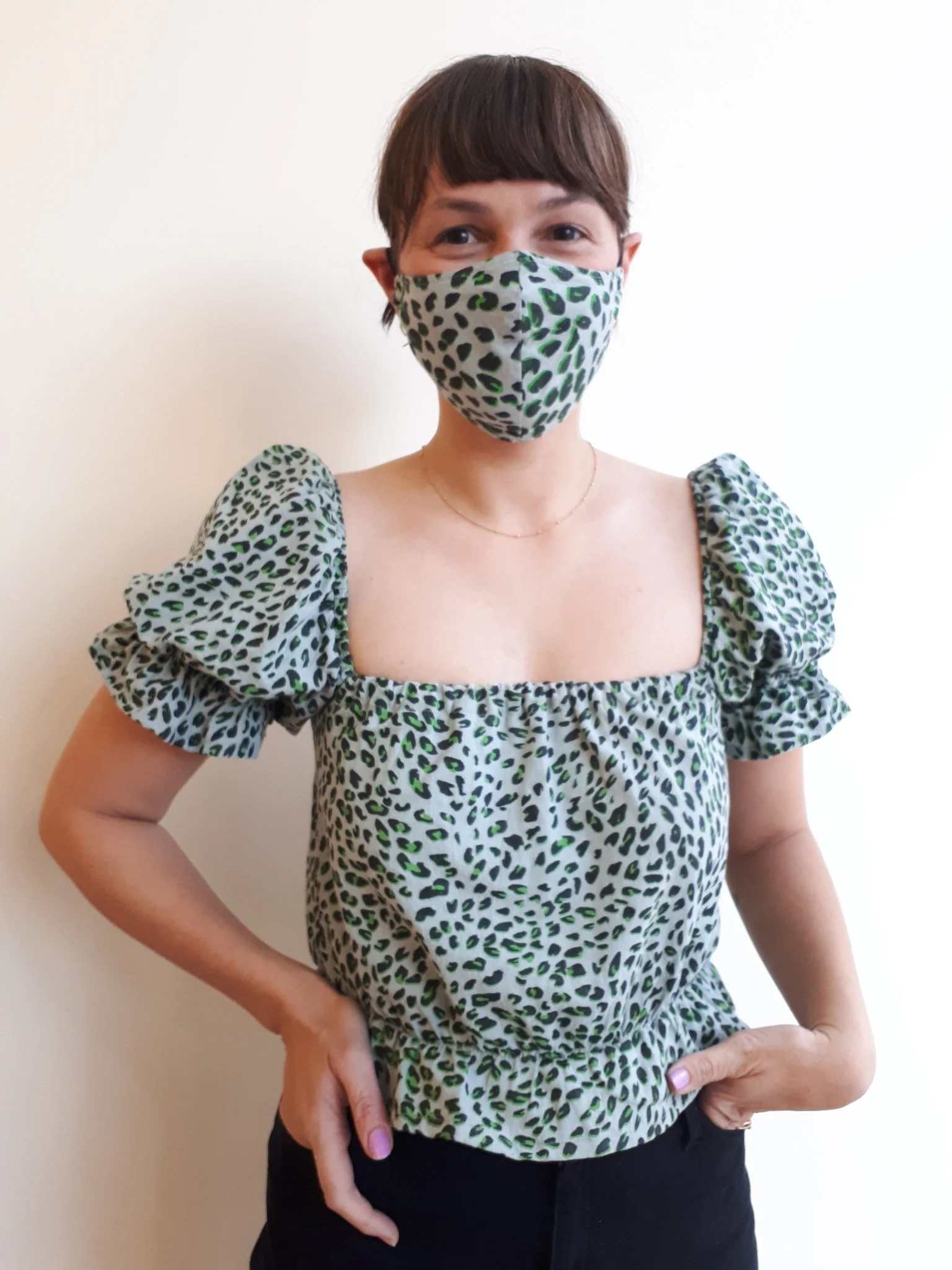 Thief & Bandit Leopard Top (Key Lime) - Image 14