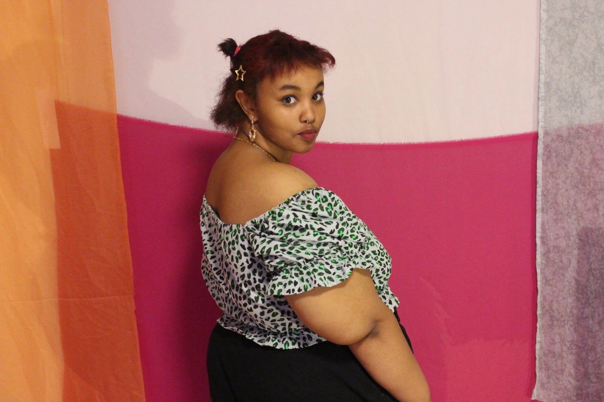 Thief & Bandit Leopard Top (Key Lime) - Image 5