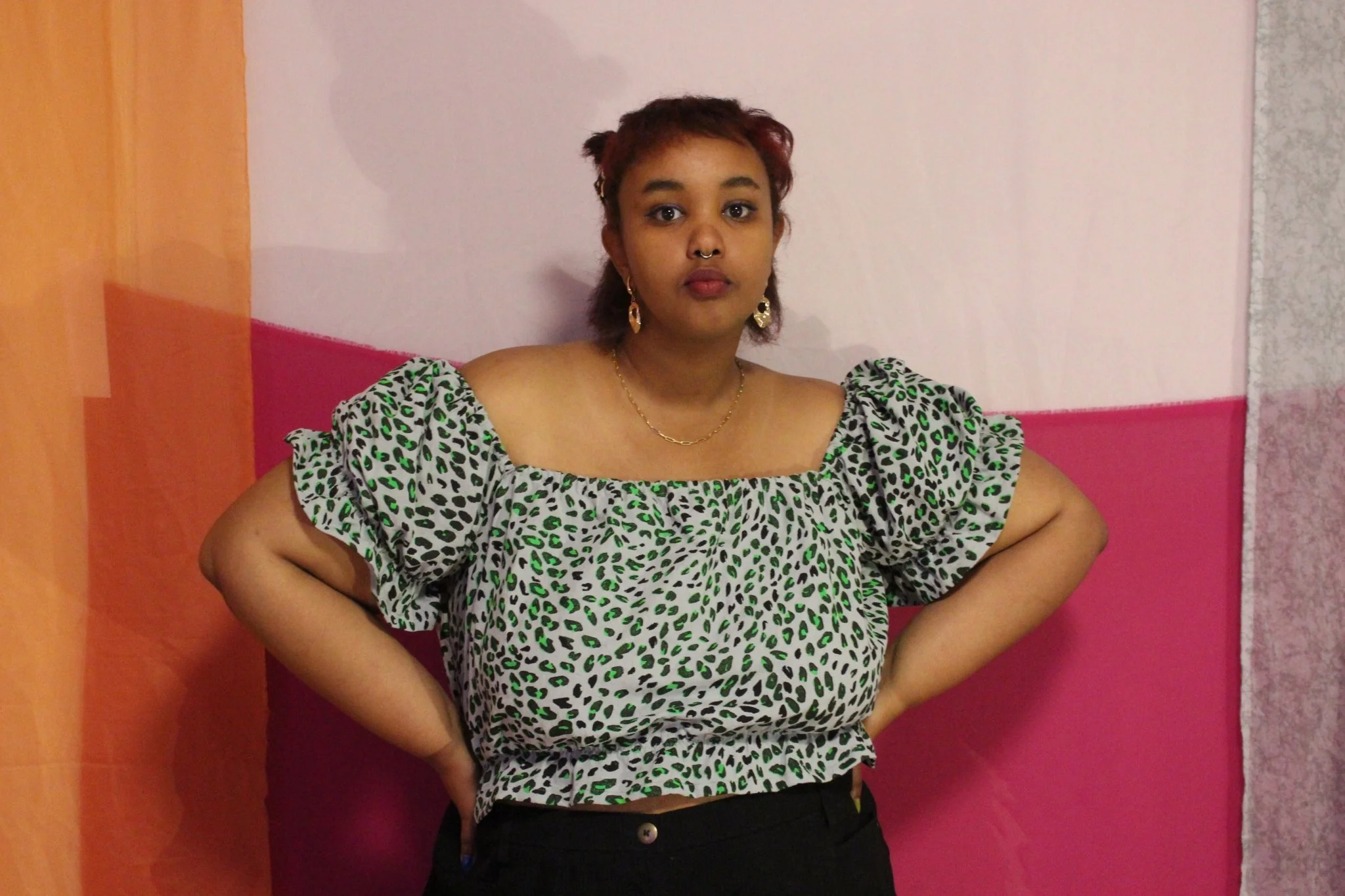 Thief & Bandit Leopard Top (Key Lime) - Image 7