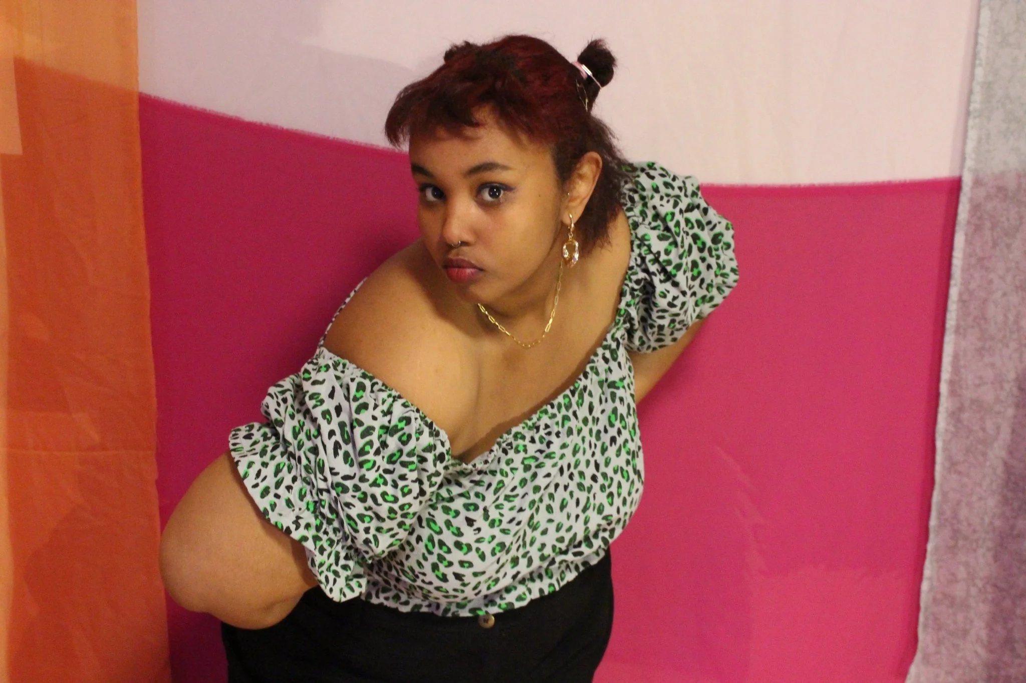 Thief & Bandit Leopard Top (Key Lime) - Image 9