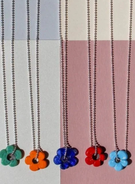 True Middle Flora Necklace (Matcha) - Image 4