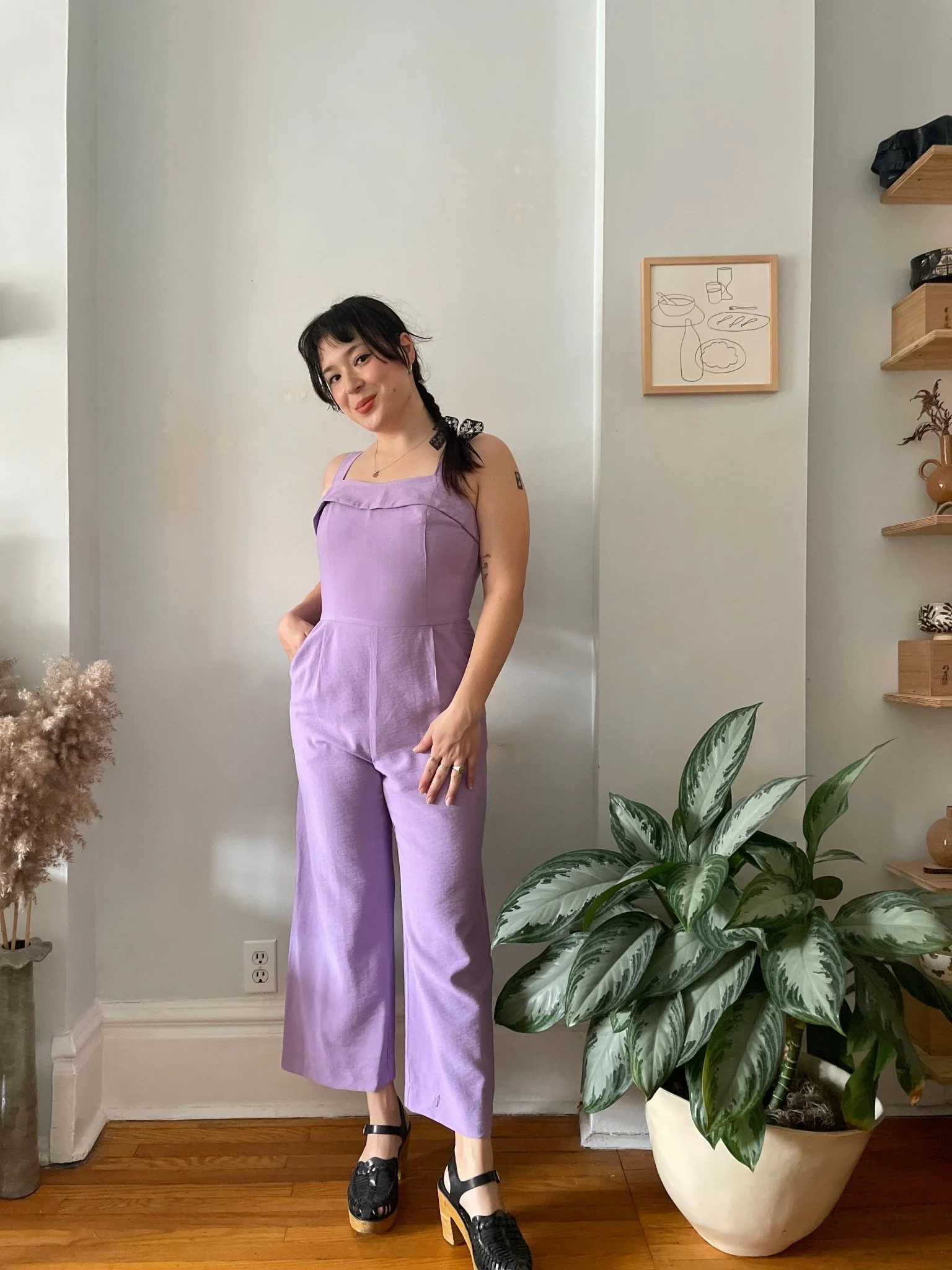 Birds of North America Sandgrouse Jumpsuit - Pasque Flower (Online Exclusive) - Image 5